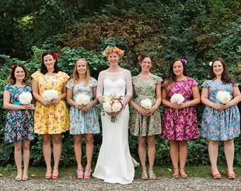 Printed Bridesmaid Dresses
